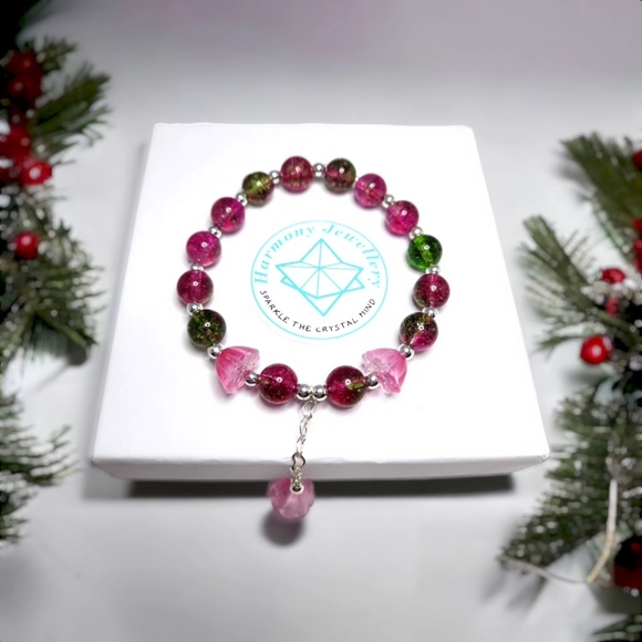 8 mm Tourmaline Bracelets/ Assorted styles - Picture 4 of 5